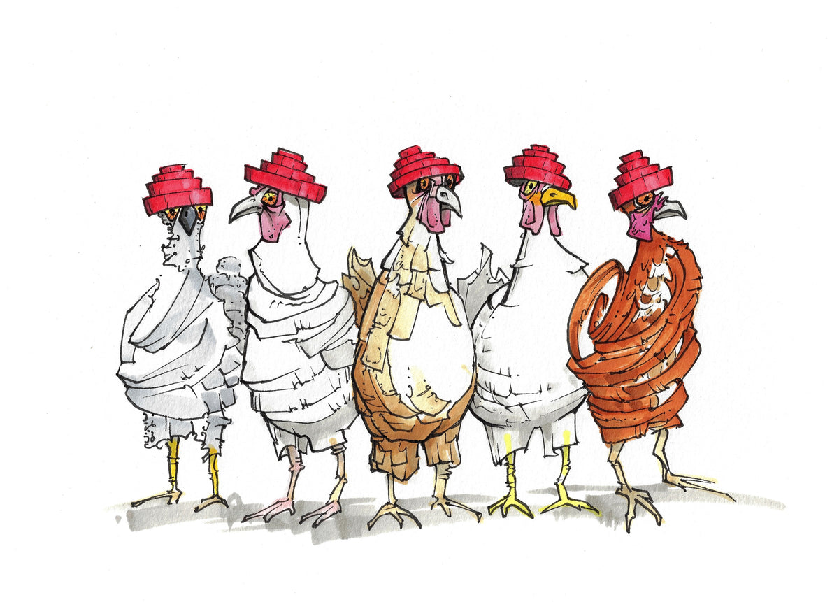 Devo Chickens (1032)