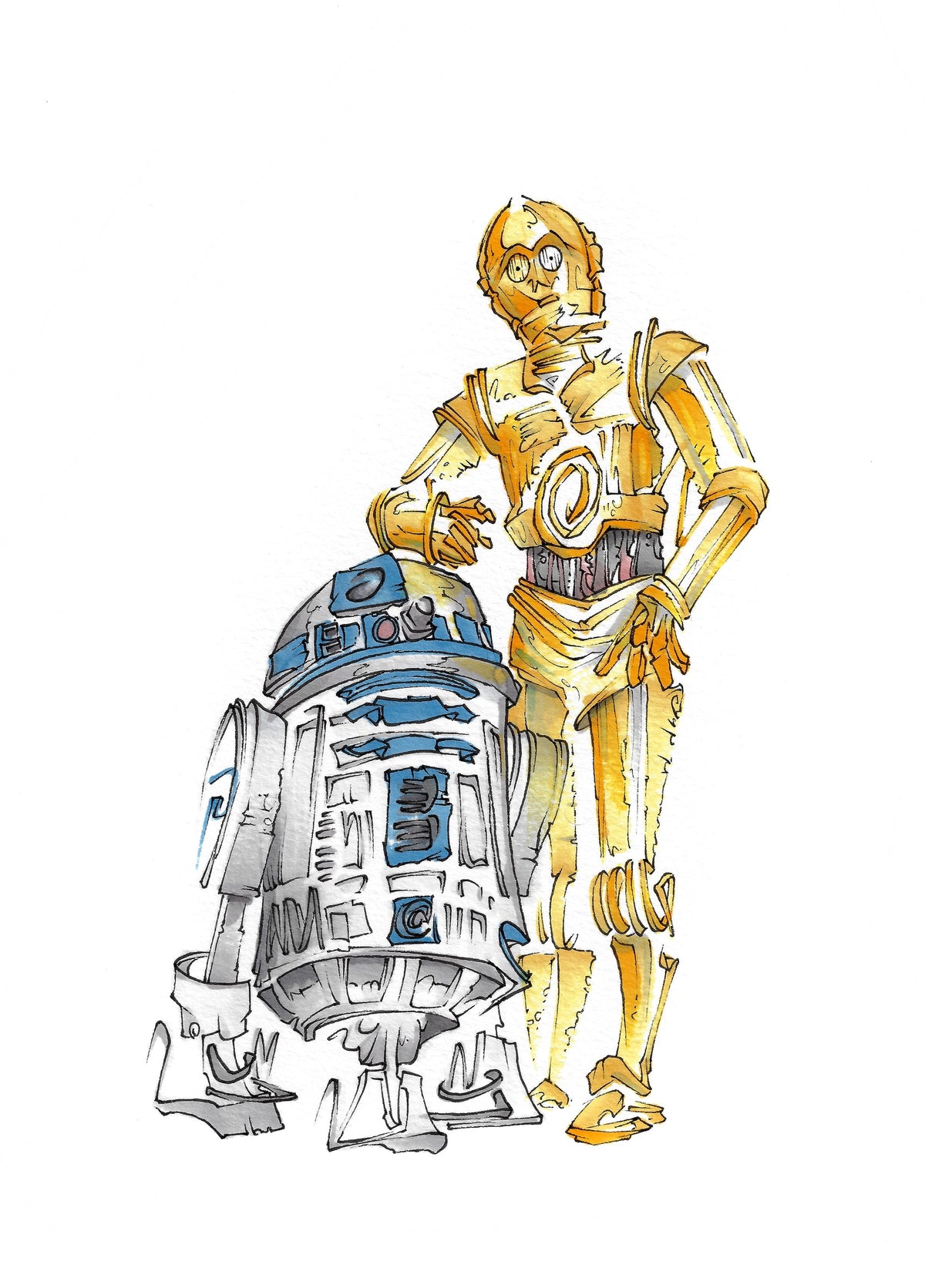 C3PO and R2 (1308)