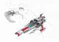 Battlestar Viper and Raiders (1334)