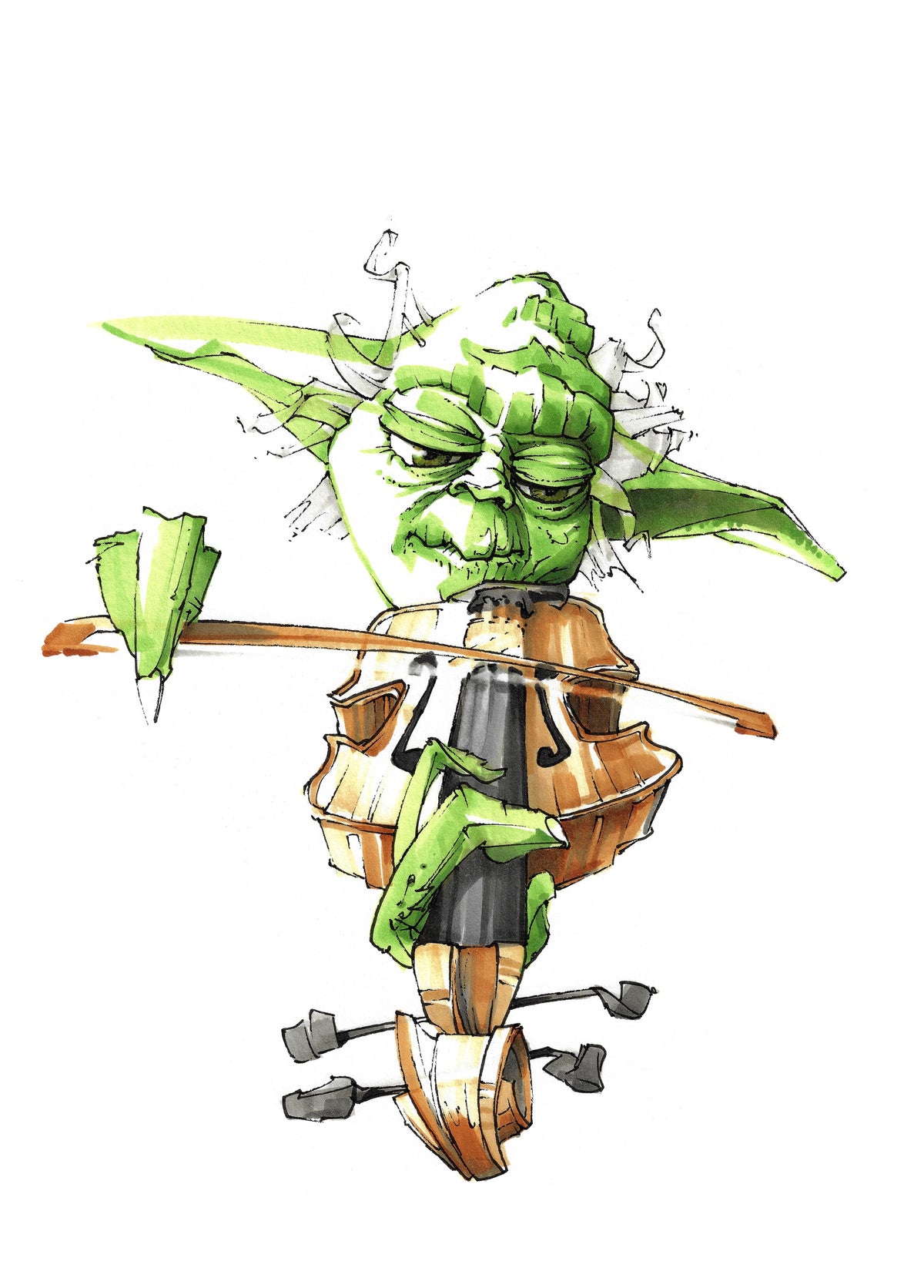 Yoda with Violin (1401)