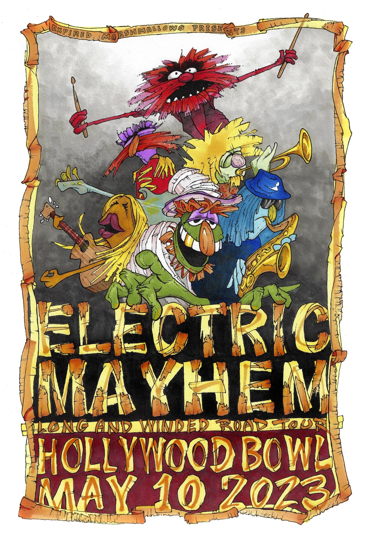 Electric Mayhem at Hollywood Bowl (1500)